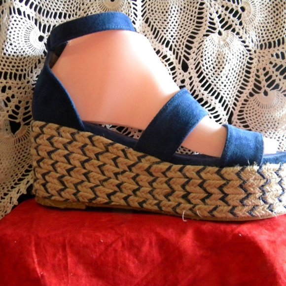 Nalho suede platform espadrilles 7 - Picture 6 of 8